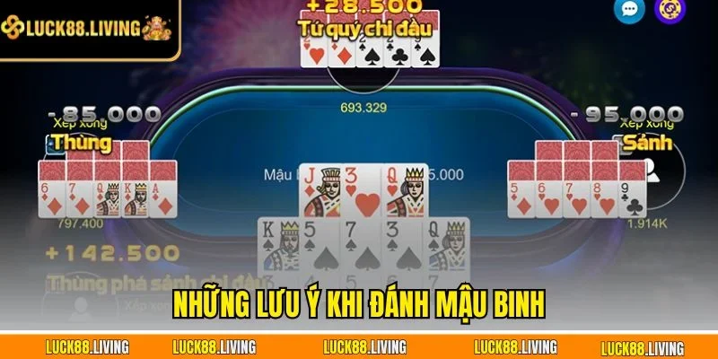 Những lưu ý khi đánh mậu binh